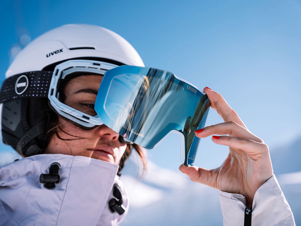 Uvex Evident Attract Cv Goggle Magnetic Lens Goggle (Bonus Low Light Lens)