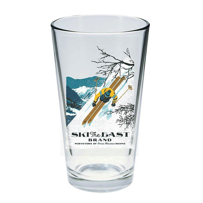 Ski The East 1St Descent Pint Glass