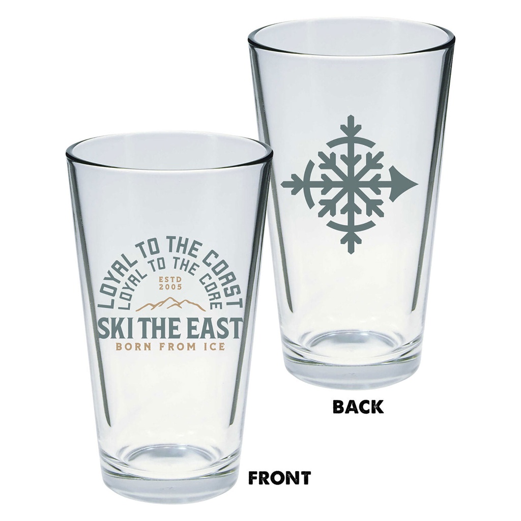 Ski The East Appalachain Pint Glass