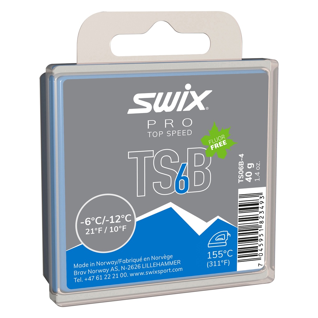Swix Pro Top Speed Black Wax 40G