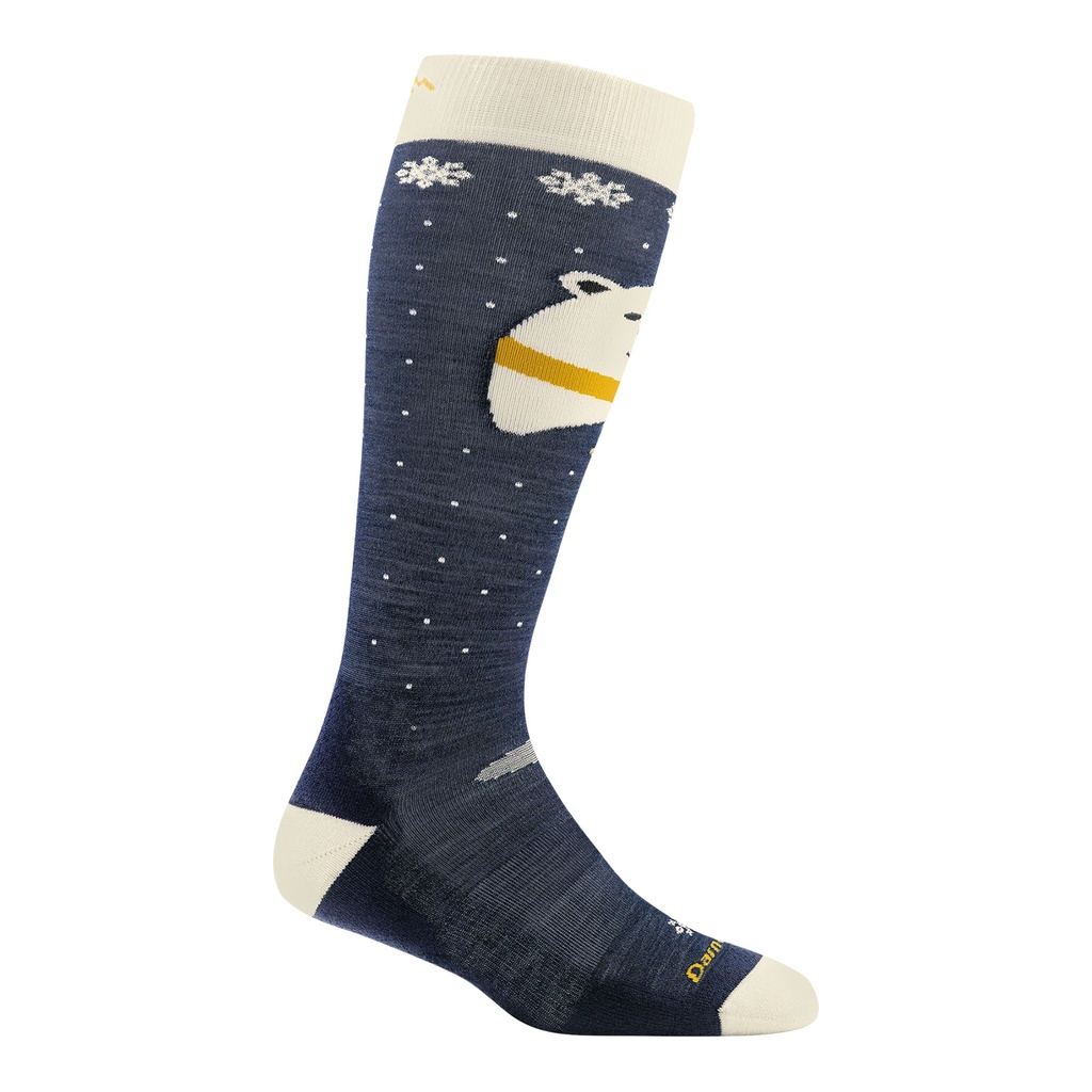 Darn Tough Kids Polar Bear OTC Ski & Snowboard Sock