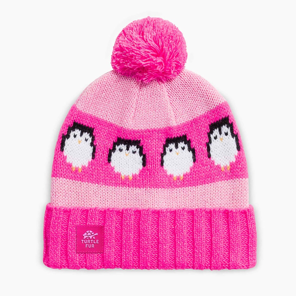 Turtle Fur Kids Recycled Pengy Pom Beanie