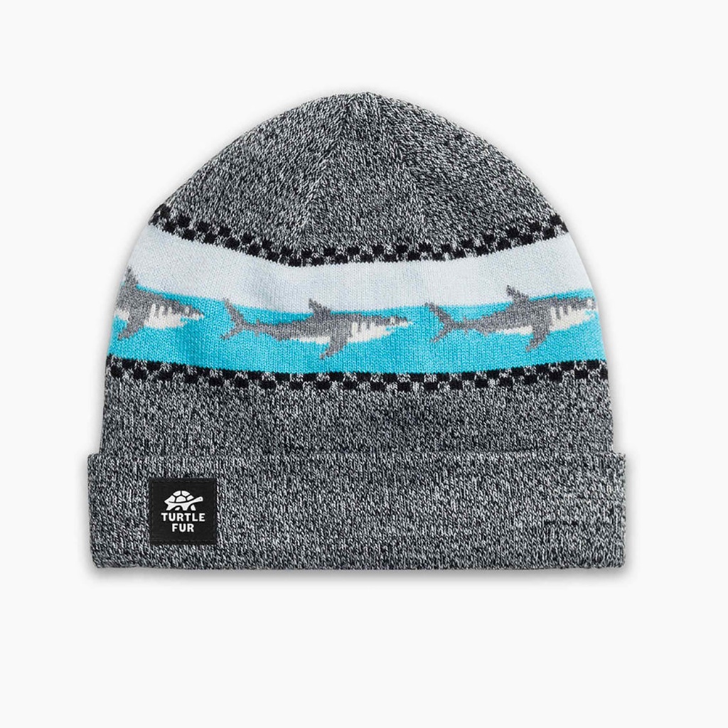 Turtle Fur Kids Shark Attack Beanie