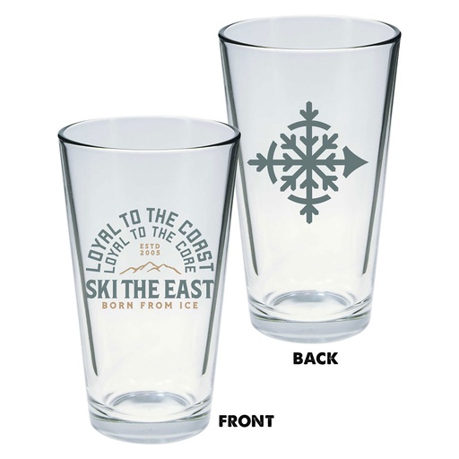 [B8668] Ski The East Appalachain Pint Glass