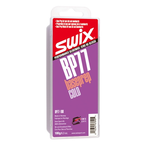 [B0297] Swix Base Prep Wax 180G