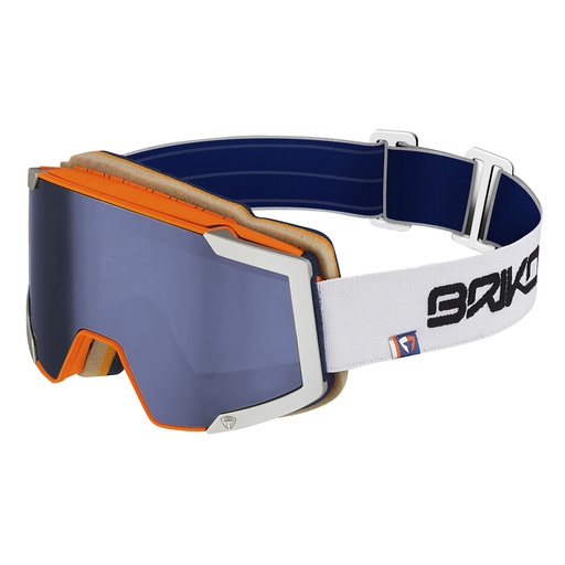 [B3427] Briko Lava 7.6 Goggles With Szs And Thrama Red 600 Lenses