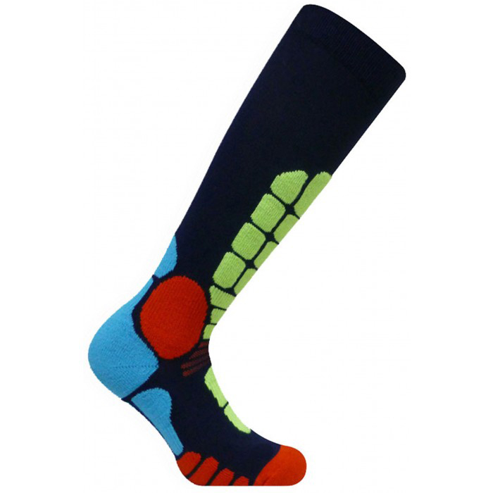 Eurosocks Digits Silver Ski Socks