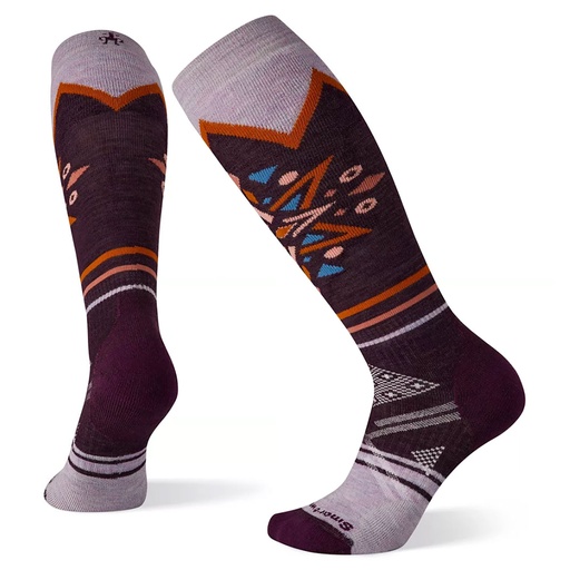 [B8224] Smartwool Women's Full Cushion Snowflake OTC Ski Sock