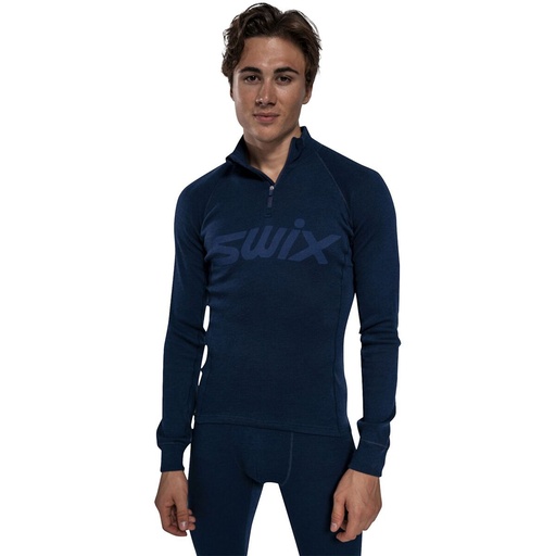 [B8568] Swix Nen's Race X Merino 1/2 Zip Baselayer Top