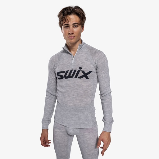 [B8568] Swix Nen's Race X Merino 1/2 Zip Baselayer Top