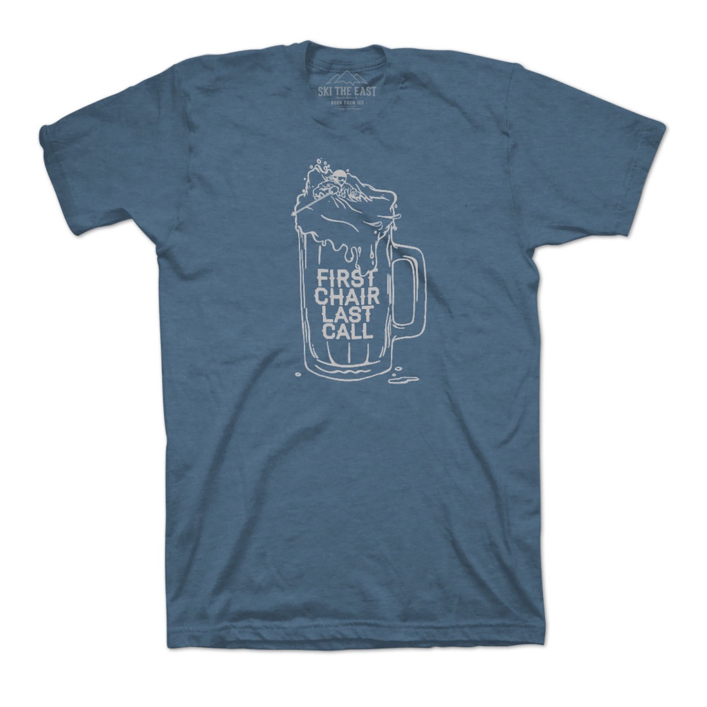 Ski The East Men's 1St Chair Last Call T-Shirt