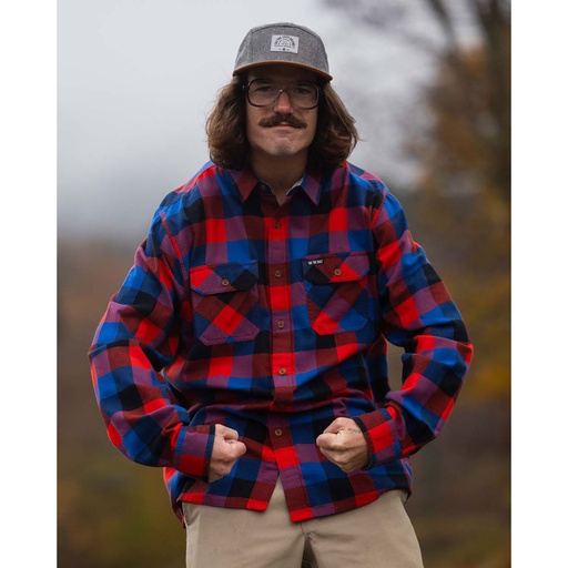 [B8653] Ski The East Men's Savage Flannel