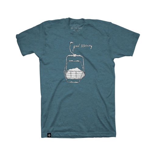 [B8655] Ski The East Good Morning Tee