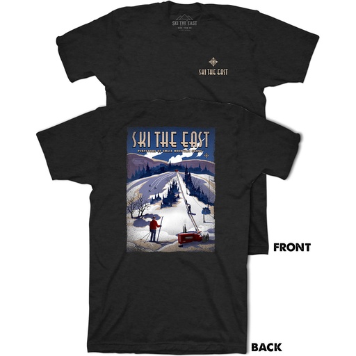 [B8656] Ski The East Hillside Harvest Tee
