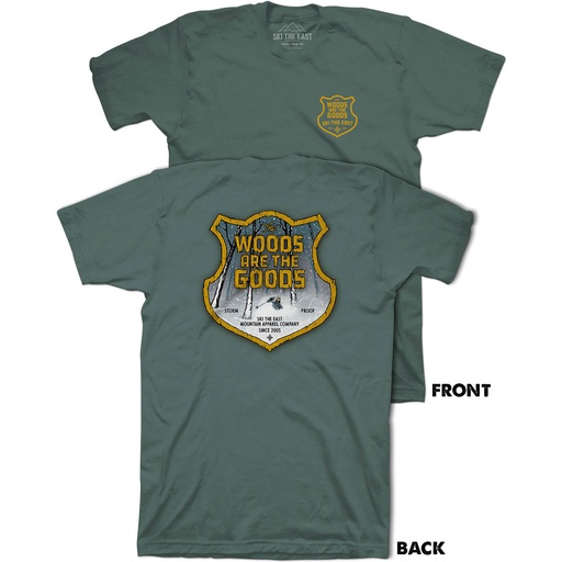 [B8657] Ski The East Woods Are The Goods Tee