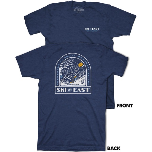 [B8658] Ski The East Small Mountain Tee