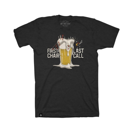 [B8659] Ski The East First Chair Last Call Tee