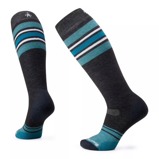 [B8526] Smartwool Women's Snowboard Full Cushion Stripe OTC Sock