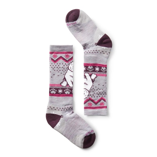 [B8529] Smartwool Kids Wintersport Full Cushion Polar Bear OTC Sock
