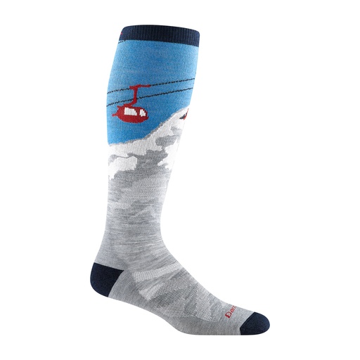 [B8538] Darn Tough Men's Heady Yeti OTC Midweight Ski & Snowboard Sock