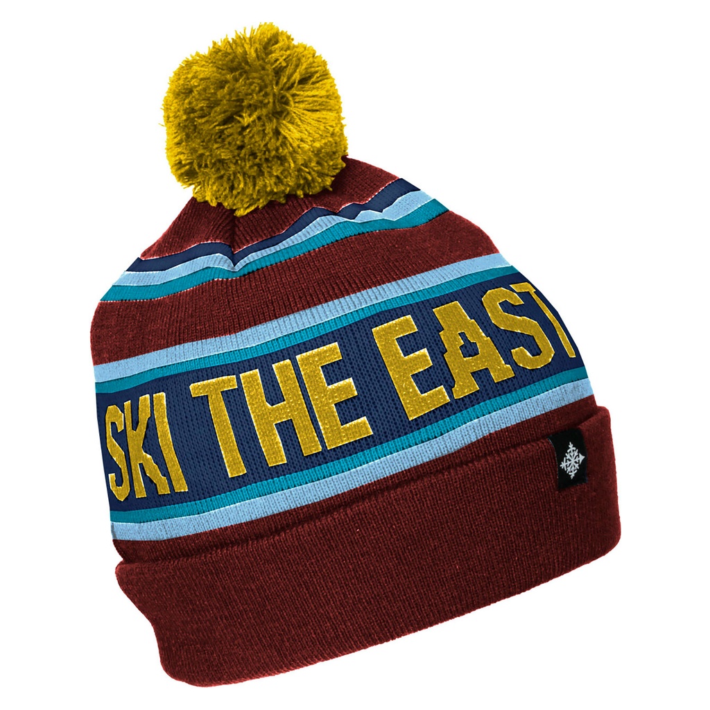 Ski The East Tailgater Pom Beanie