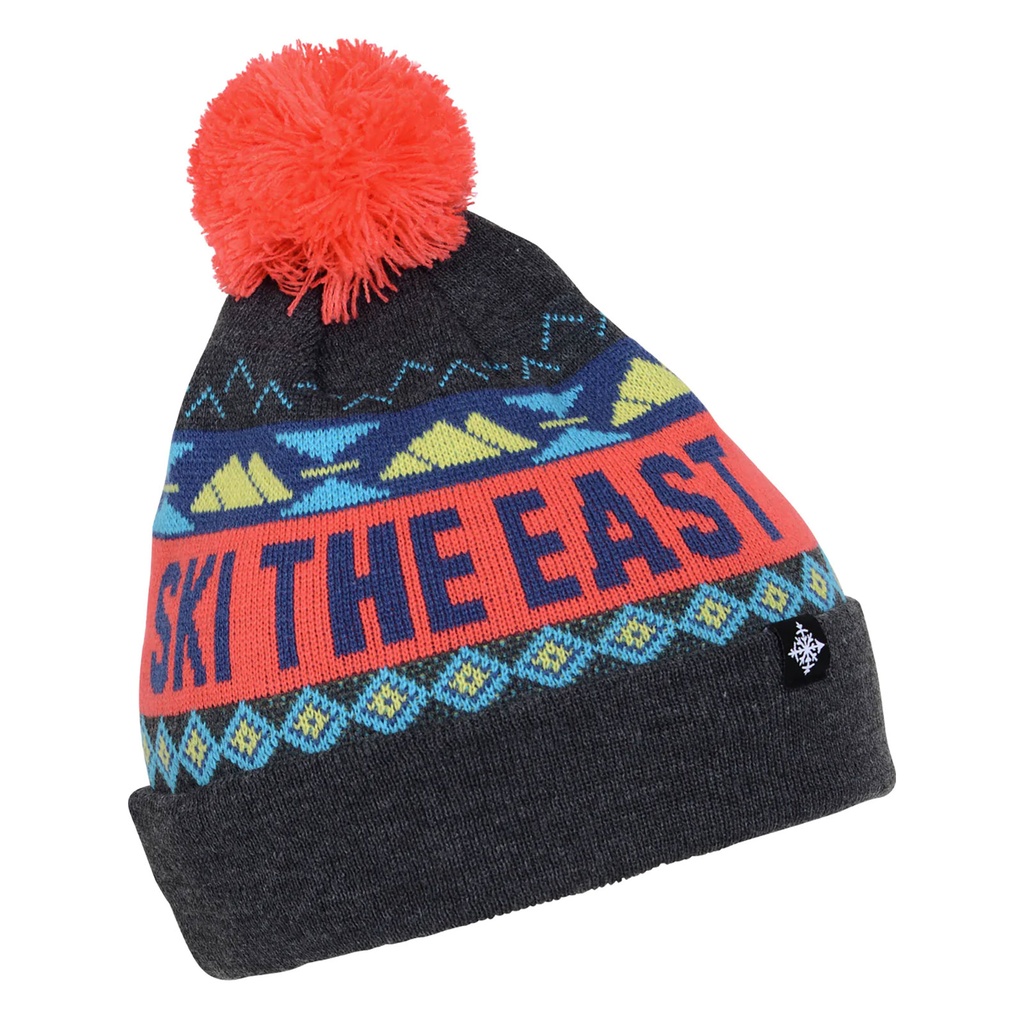 Ski The East Powder Day Pom Beanie
