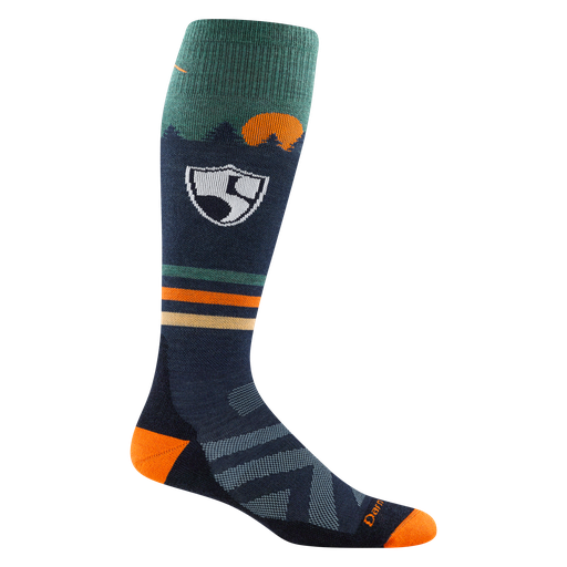 [B8777] Darn Tough Men's High Fives Midweight OTC Ski & Snowboard Sock