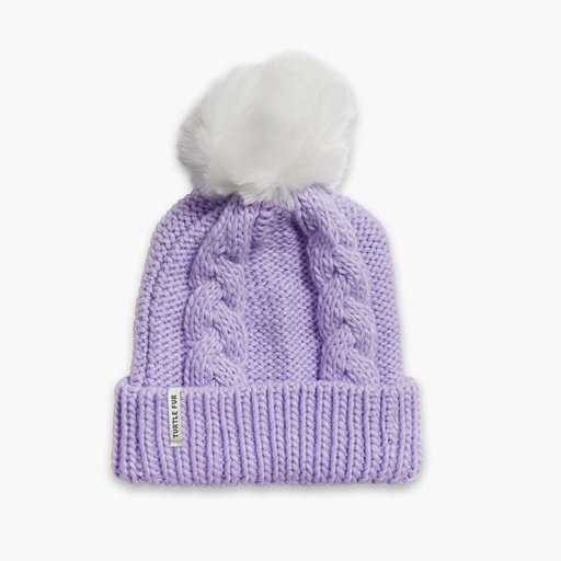 [14920] Turtle Fur Youth Lizzy Pom Beanie