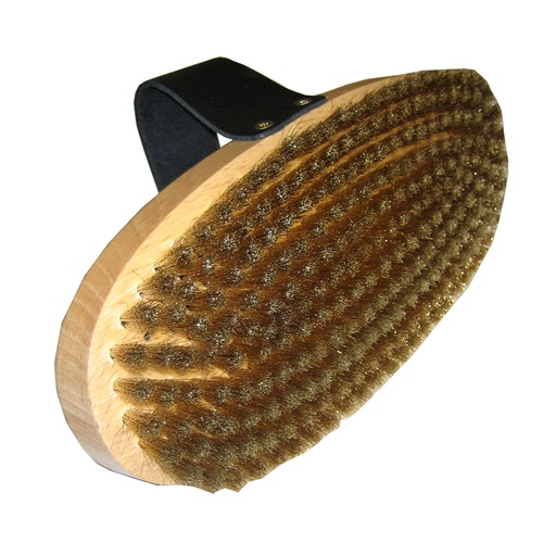 [B4066] Vola Brass Brush Oval